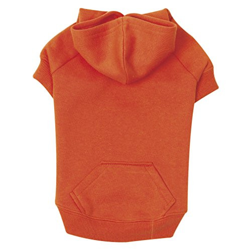 Zack  Zoey Basic Hoodie for Dogs 20 Large Vibrant Orange