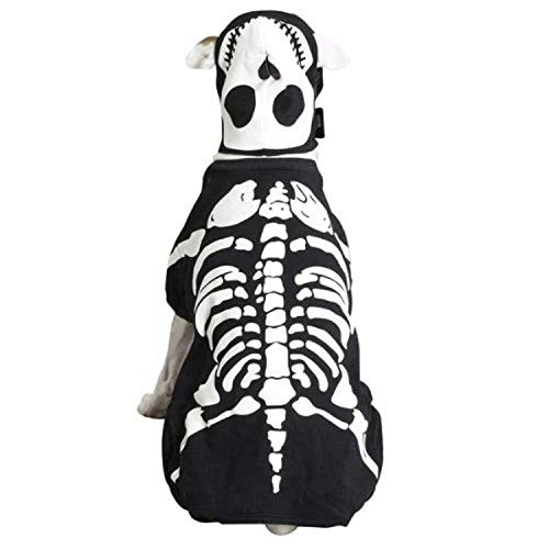 Casual Canine Cotton Glow Bones Dog Costume Large 20Inch