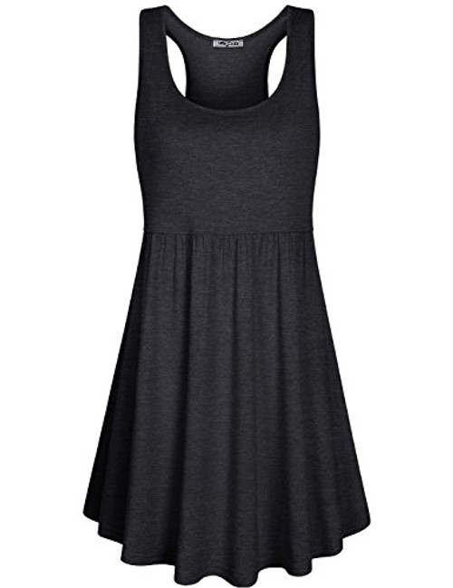 SeSe Code Women's Crewneck Button-up Ruched Short Sleeve Tunic Shirt