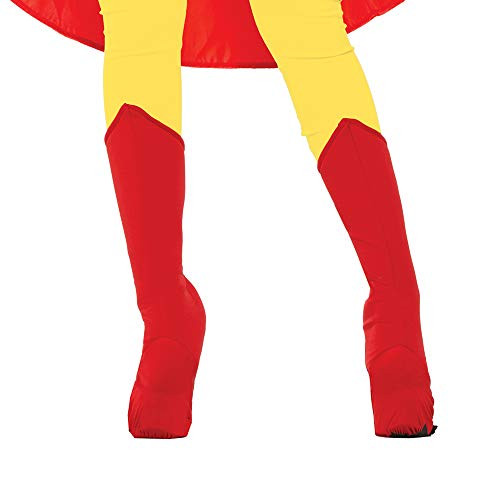 Forum Hero Costume Boot Tops Adult Costume Red Large
