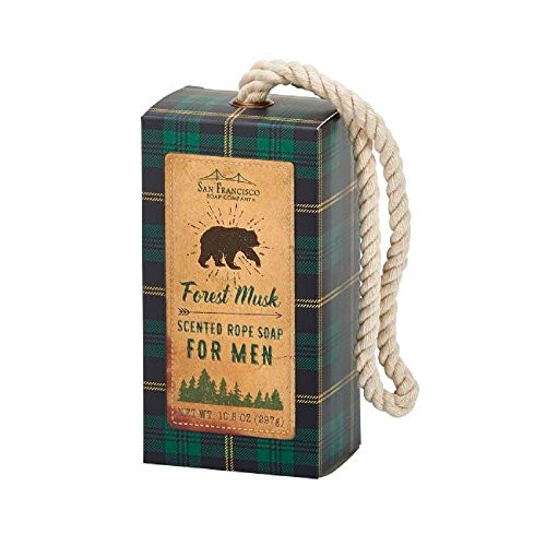 San Francisco Soap Company Forest Musk Soap On A Rope 105 Ounce