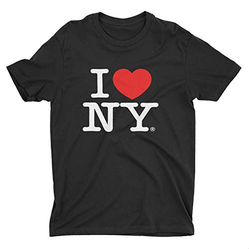 I Love NY New York Short Sleeve Screen Print Heart TShirt Black Small I Love NY New York Short Sleeve Screen Print Heart TShirt Black Small