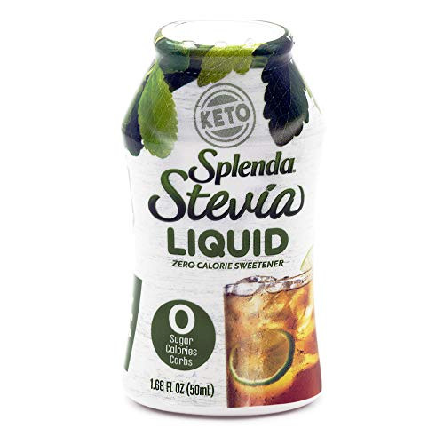 SPLENDA STEVIA LIQUID Zero Calorie Sweetener Drops 168 Ounce Bottle Pack of 1