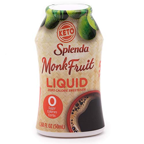 SPLENDA MONK FRUIT LIQUID Zero Calorie Sweetener Drops 168 Ounce Bottle Pack of 1