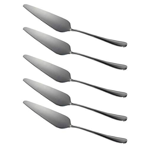 Richohome Stainless Steel Pie Server Cake Server Pack of 5