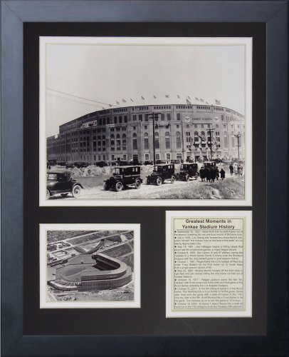 Legends Never Die 1923 Yankee Stadium Framed Photo Collage 11x14Inch