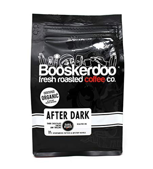 Booskerdoo Ground Coffee, Fresh Roasted Coffee, Organic Dark Roast Arabica Coffee, 12 Ounce Bag Booskerdoo Ground Coffee, Fresh Roasted Coffee, Organic Dark Roast Arabica Coffee, 12 Ounce Bag
