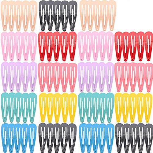 120 Pcs Hair Barrettes Metal Cute Snap Clips for Girls Women Kids 2 Inch Barrettes for Women Snap Hair Clips 120 Pcs Hair Barrettes Metal Cute Snap Clips for Girls Women Kids 2 Inch Barrettes for Women Snap Hair Clips