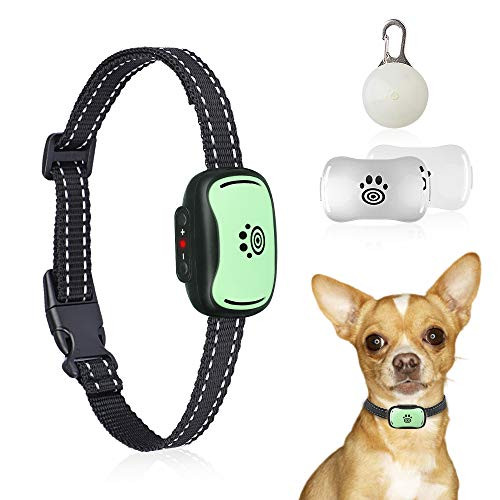 Premium Bark Collars  Small Dog Bark Collar with Beep and Vibrate Humane No Shock Anti Bark Collars for Small Medium Dogs  Pet Training Collar