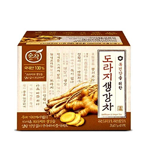 100 Natural Organic Tea 07g x 40 T  Tea bags Bellflower  Ginger Tea