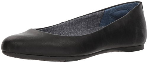 Dr Scholls Shoes Womens Giorgie Ballet Flat Black Smooth 7 M US