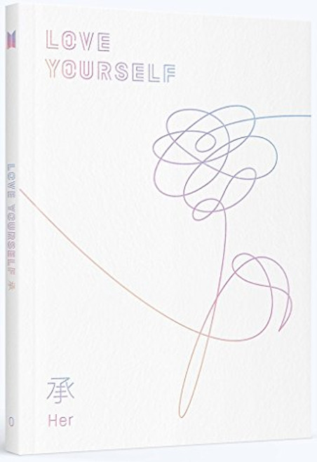 BTS  Love Yourself ? Her O ver  with Photobook Photocard Official Folded PosterO ver Extra photocard