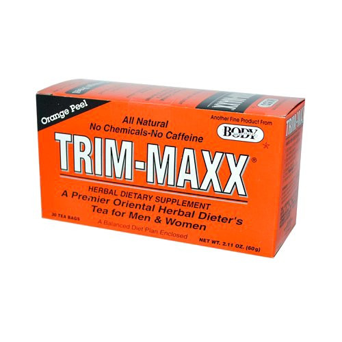Body Breakthrough Trimmaxx Herbal Dieters Tea Orange  30 Tea Bags 30 Count