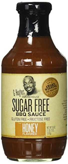 G Hughes Sauce Barbecue Sugar Free Honey 18 oz G Hughes Sauce Barbecue Sugar Free Honey 18 oz