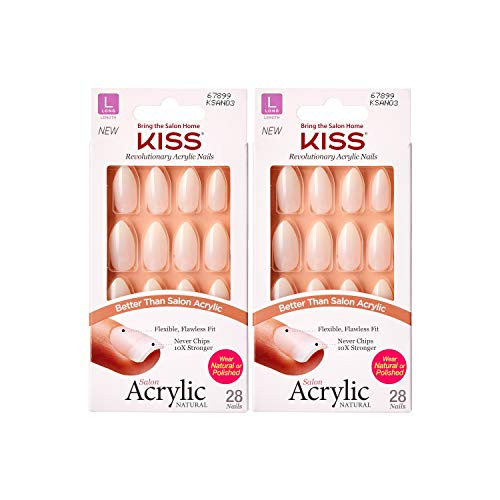 Kiss Salon Acrylic Natural Forbidden 2 Pack