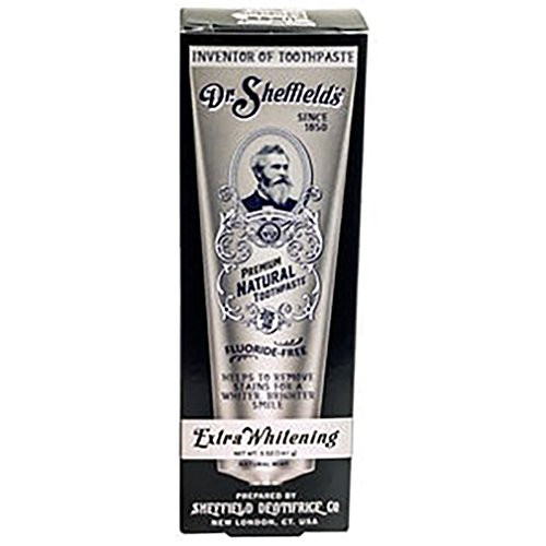 Dr Sheffields Premium Natural Extra Whitening Toothpaste 5 OZ Extra Whitening