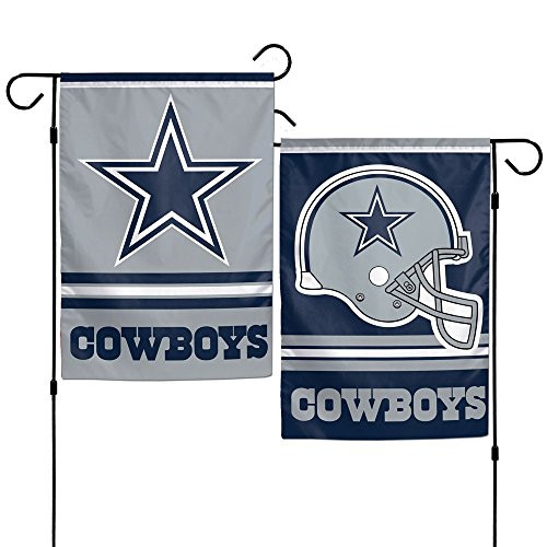 Dallas Cowboys Polyester 12"X18" 2 SIDED Garden Yard Wall Flag Wincraft