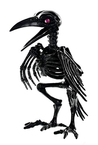 Crazy Bonez Crystal Eyes Skeleton Crow
