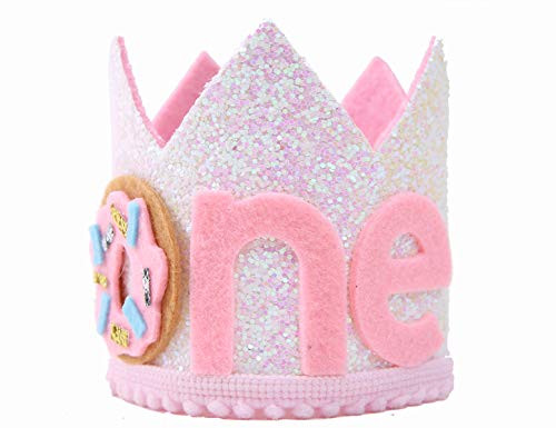 One Birthday Crown for Donut Party First Birthday Hat for Photo Booth Props and Backdrop Cake Smash Best Donut 1st Birthday Party Supplies for Kids One Birthday Crown for Donut Party First Birthday Hat for Photo Booth Props and Backdrop Cake Smash Best Donut 1st Birthday Party Supplies for Kids