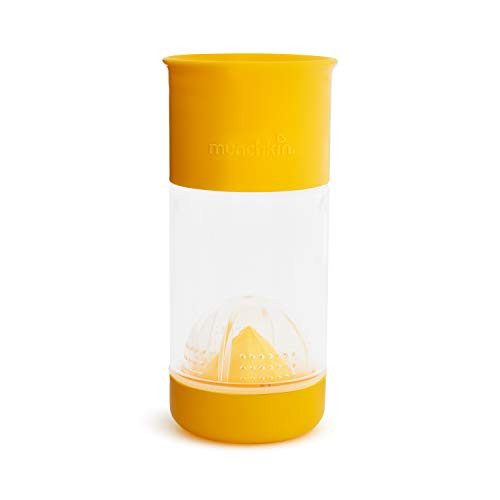 Munchkin Miracle 360 Fruit Infuser Sippy Cup 14 Ounce Yellow
