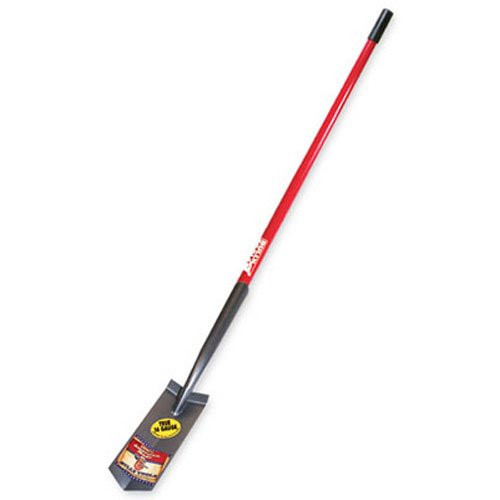 Bully Tools 92720 14Gauge 4Inch Trench Shovel with Fiberglass Long Handle
