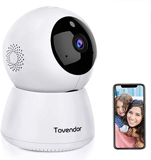 Tovendor IP Camera WiFi 1080P Home Dome Security System with Night Vision Motion Detection 2 Way Audio for Surveillance Baby Monitor Cloud Service Tovendor IP Camera WiFi 1080P Home Dome Security System with Night Vision Motion Detection 2 Way Audio for Surveillance Baby Monitor Cloud Service
