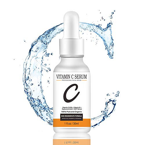 Vitamin C Serum for Face Topical Facial Serum Orangic Plus Super Face Serum with Hyaluronic Acid Serum Formula for Face Care AntiAgingFine Lines  Wrinklesntioxidant Collagen Boosting