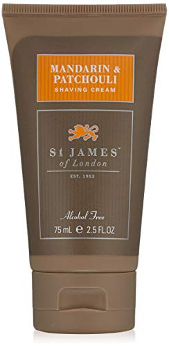 St James of London Mandarin  Patchouli Shave Cream Tube 25 Fl Oz