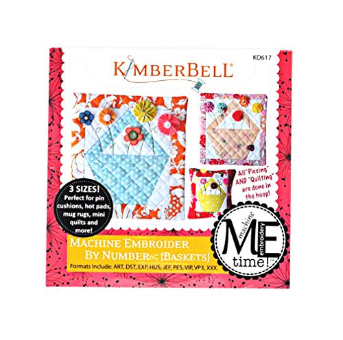 Kimberbell Machine Embroider by Number: Baskets Embroidery Design CD KD617