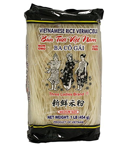 Three Ladies Vietnamese Rice Stick Vermicelli 16 oz 3 Pack