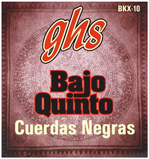 GHS BKX10 Bajo Quinto  Black coated Stainless Steel 10string