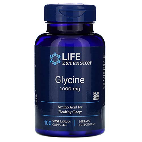 Life Extension Glycine 1000 mg 100 Vegetarian Capsules Life Extension Glycine 1000 mg 100 Vegetarian Capsules