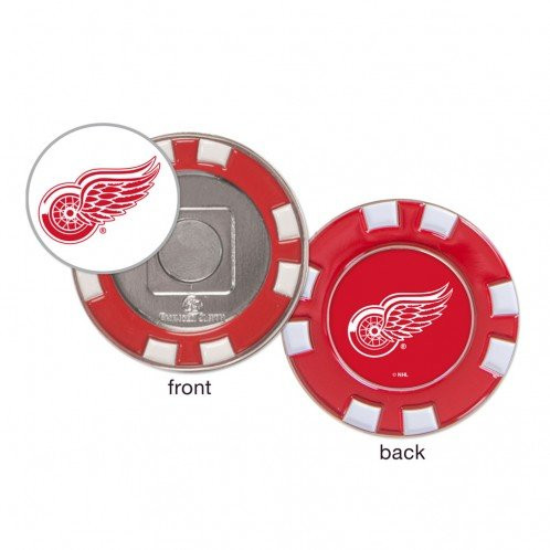 Detroit Red Wings Poker Chip Golf Ball Marker