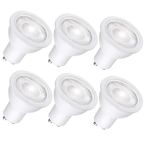 GU10 LED Bulbs Daylight 60W Equivalent Dimmable 5000K 7W 600LM Spotlight 40 Degree Halogen Replacement Bulbs for Track Lighting Recessed Lighting 6Pack GU10 LED Bulbs Daylight 60W Equivalent Dimmable 5000K 7W 600LM Spotlight 40 Degree Halogen Replacement Bulbs for Track Lighting Recessed Lighting 6Pack