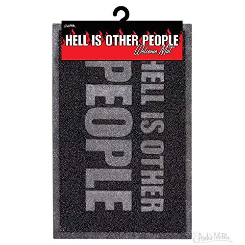 Accoutrements Hell is Other People Welcome Mat