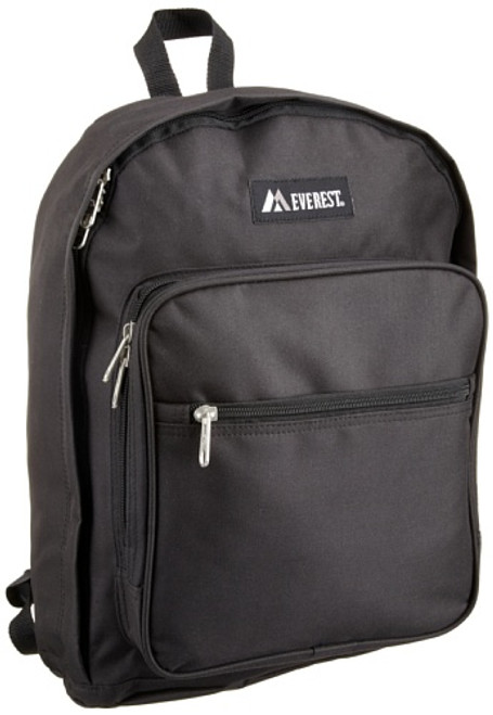 Everest Luggage Classic Backpack Black Medium