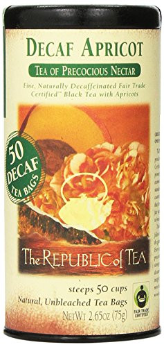 The Republic of Tea Apricot Decaf Tea 50 Count