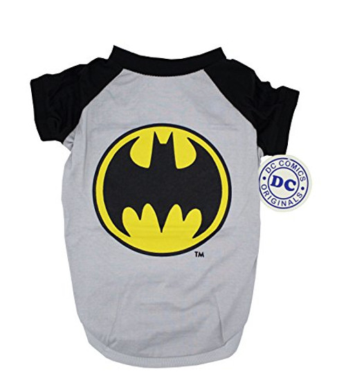 DC Comics for Dogs Batman Tee For Dogs Batman Logo TShirt Dogs Small Black and Yellow DC Comics for Dogs Batman Tee For Dogs Batman Logo TShirt Dogs Small Black and Yellow