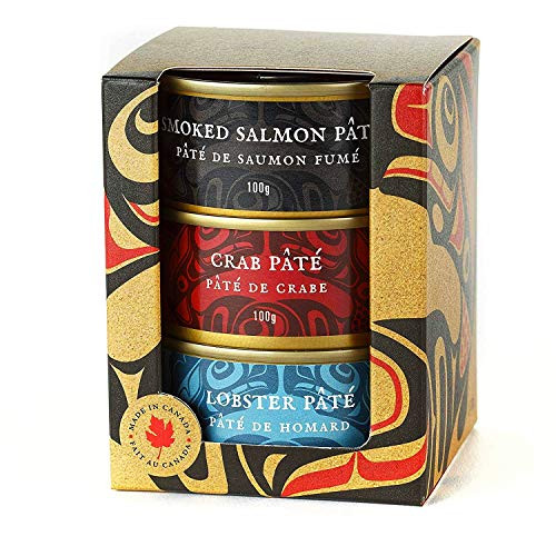 Canadian Seafood Pate Trio With Lobster Crab And Smoked Salmon Pate Gourmet