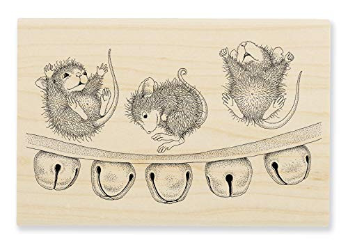 Stampendous House Mouse Jingle Jolly Rubber Stamp