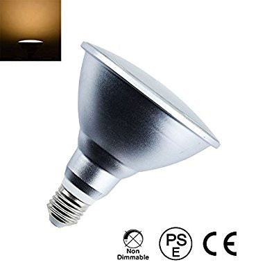 Luxvista PAR38 LED Bulb 15W Outdoor Flood Light Bulb Waterproof Warm White 3000K Medium Base E26 Spotlight 120W Halogen Replacment for Backyard, Office, Kitchen