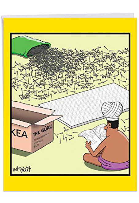 NobleWorks Nail Guru Big Funny Cartoon Congratulations Notecard with Envelope Extra Large 85 x 11 Inch J7008CGG NobleWorks Nail Guru Big Funny Cartoon Congratulations Notecard with Envelope Extra Large 85 x 11 Inch J7008CGG
