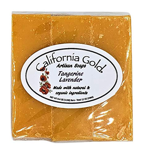 California Gold Artisan Soaps Tangerine Lavender Bar Soap 3pack For Men and Women 34 oz Bar Soaps 12 oztotal California Gold Artisan Soaps Tangerine Lavender Bar Soap 3pack For Men and Women 34 oz Bar Soaps 12 oztotal