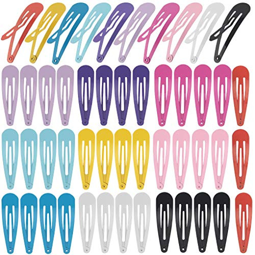 Snap Hair Clips Colorful Cute NonSlip Metal Hair Barrettes 2 Inch Kids Girls and Women Portable Hair Clips Hair Accessories Snap Hair Clips Colorful Cute NonSlip Metal Hair Barrettes 2 Inch Kids Girls and Women Portable Hair Clips Hair Accessories