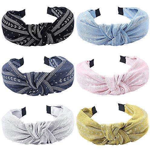 Headbands Women Hair Head Bands Accessories Cute Boho Beauty Fashion Hairbands Girls Cross Vintage Head Hair Bands Knotted Wide Band For Workout GYM Yoga Running 6 pcs Headbands Women Hair Head Bands Accessories Cute Boho Beauty Fashion Hairbands Girls Cross Vintage Head Hair Bands Knotted Wide Band For Workout GYM Yoga Running 6 pcs