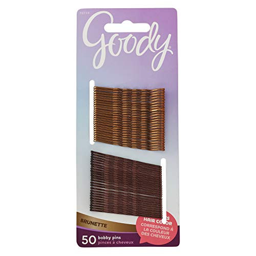 Goody Womens Hair Colour Collection Metallic Finish Hair Bobby Pin Brunette 50 CT Goody Womens Hair Colour Collection Metallic Finish Hair Bobby Pin Brunette 50 CT