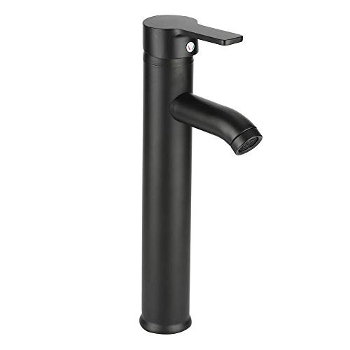 Mixer Tap  Stainless Steel Black Basin Mixer Tap Hot Cold Washbasin Sink Faucet for Bathroom Toilet