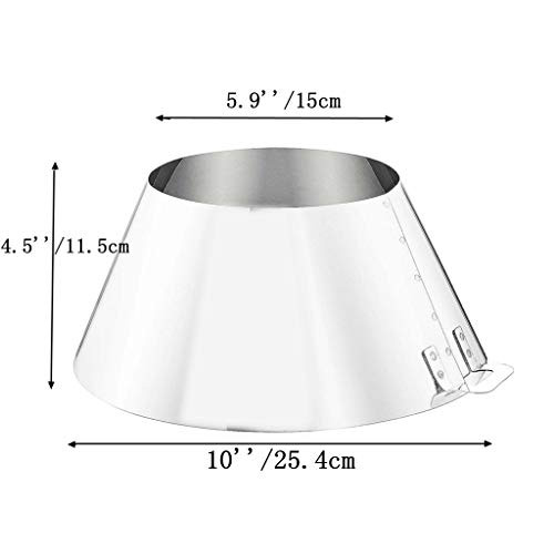 BBQ Stainless Steel 10 Inch Whirlpool Grill Accessories fit Weber CharBroil Kettle Grill and Kamado Joe Big Joe Large XL Big Green Egg CharGriller Pit Boss Louisiana Ceramic Grills and Others
