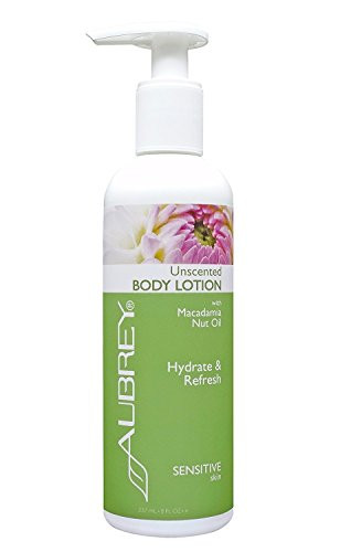 Aubrey Organics Unscented Body Lotion All Natural Moisturizer Gluten Free With NO COMPETING SCENT  8oz