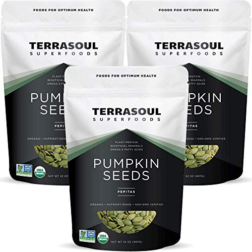 Terrasoul Superfoods Organic Pumpkin Seeds 6 Lbs  Premium Quality  Fresh  Raw  Unsalted